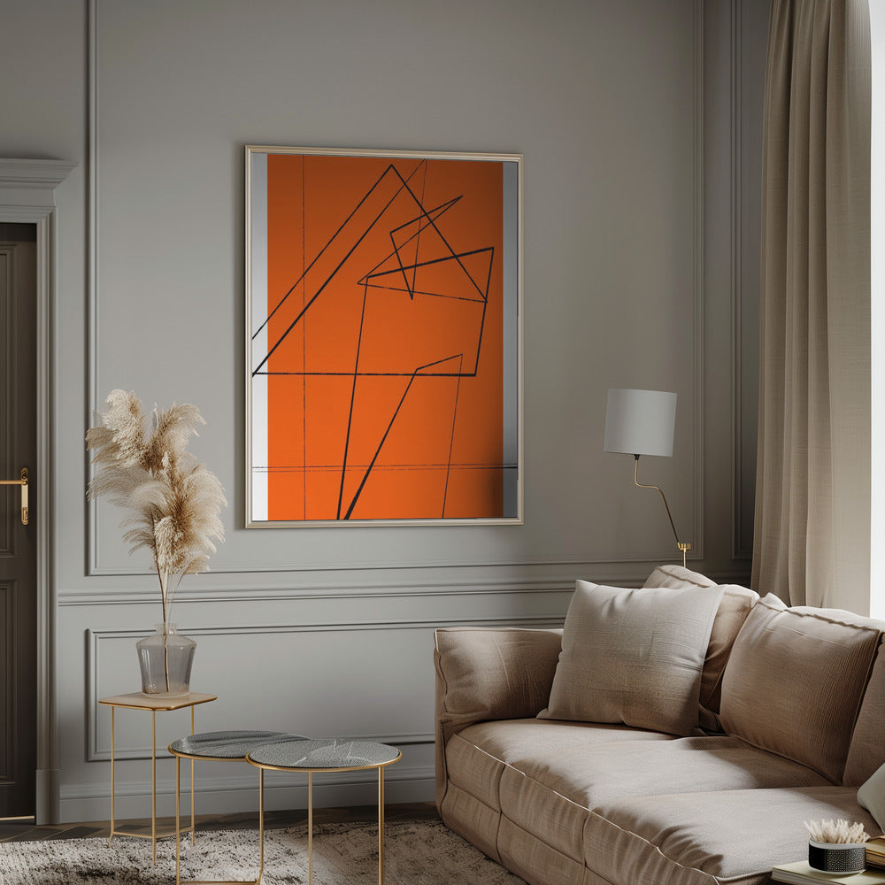 Angular Lines Poster